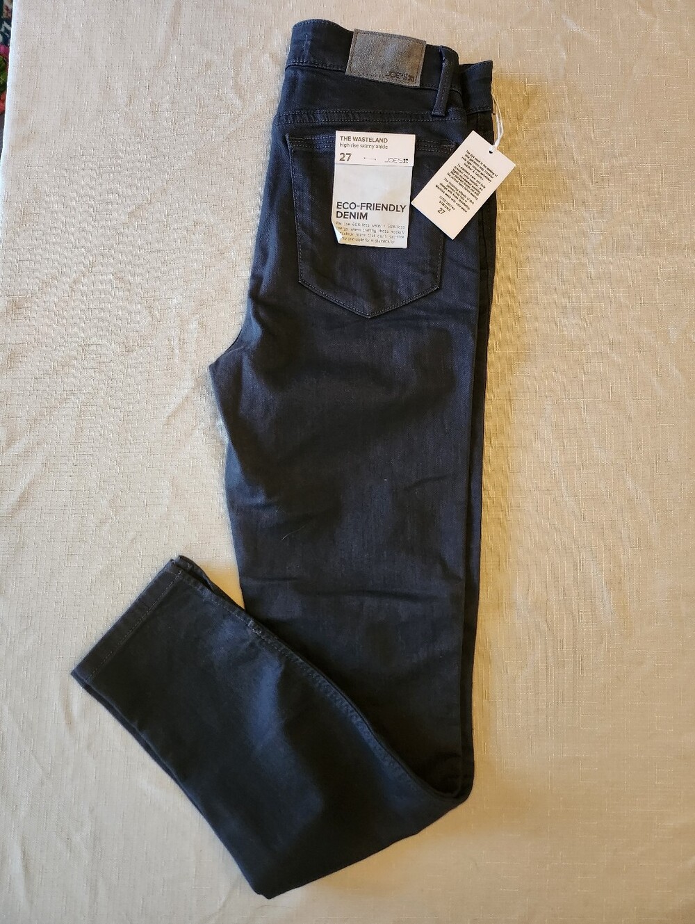 Joe's Jeans Wasteland Eco-friendly Denim Skinny Jeans - Soft Black Wash